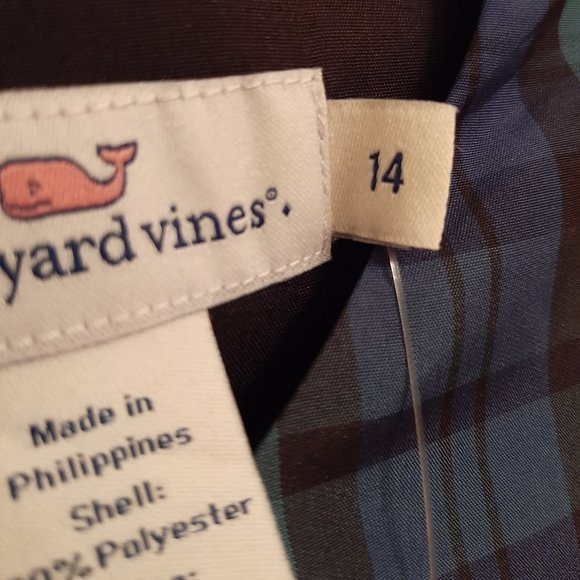 ********* PRICE DROP    Vineyard Vines Blackwatch Flutter Sleeve Top - Picture 8 of 14